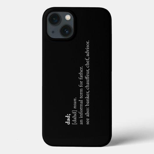 Vater - Wörterbuchdefinition Case-Mate iPhone Hülle (Rückseite)