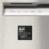 Vater-Wörterbuchdefinition - Funny Vaters Day Gift Magnet (In Situ (Geschirrspüler))