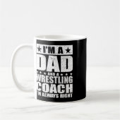 Vater Wrestling Trainer Trainer Vatertag Shirts Gi Kaffeetasse (Links)