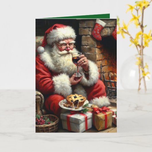 Vater Xmas 1 Karte (Gelbe Blume)