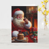 Vater Xmas 2 Karte (Gelbe Blume)