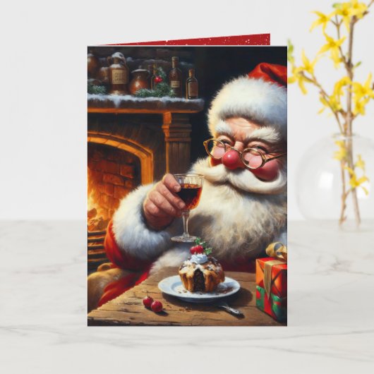 Vater Xmas 3 Karte (Gelbe Blume)