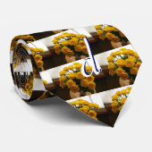 Vater Yellow Roses Krawatte (Gerollt)