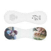 VATER "You are the best" Fotos Name & Quote Baseball (Paneele)