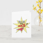 Vater You Rock Card Karte (Gelbe Blume)