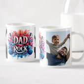 Vater You Rock Custom Fotos Music Kaffeetasse