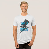 Vater You Rock Shirt (Vorderseite voll)