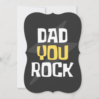 Vater You Rock - Vatertag / Geburtstagsgeschenk Einladung