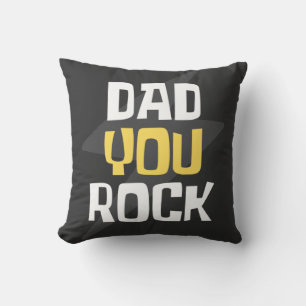 Vater You Rock - Vatertag / Geburtstagsgeschenk Kissen