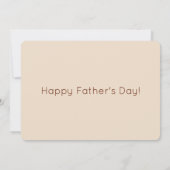 Vater You Rock Vatertag Wood Carved Gitarre (Rückseite)