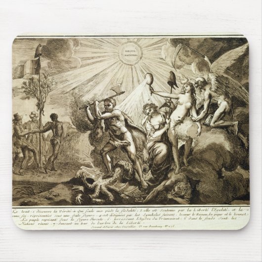 Vater-Zeit entdeckt das Wahrheitstrampeln Mousepad (Vorne)