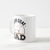 Vater "Ziege anzeigen" Kaffeetasse (Vorderseite Links)