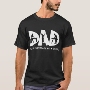 Vater Zimmermann Mythos Legende Vatertag Geschenk T-Shirt