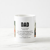 Vater Zitat Modernes Cooles Foto Kaffeetasse (Mittel)