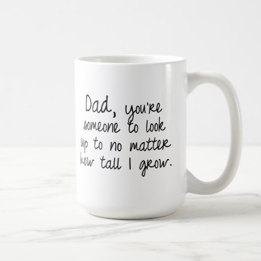 Vater-Zitat-Tasse Kaffeetasse (Rechts)