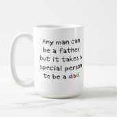 Vater-Zitat-Tasse Kaffeetasse (Links)