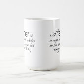 Vater-Zitat-Tasse Kaffeetasse (Mittel)