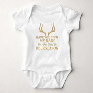 Vater Zitate über die Jagdsaison Baby Bodysui Baby Strampler