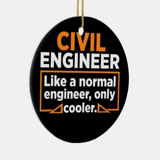 Vater "zivil Engineer Definition Zivil Engineer" Keramik Ornament (Rechts)