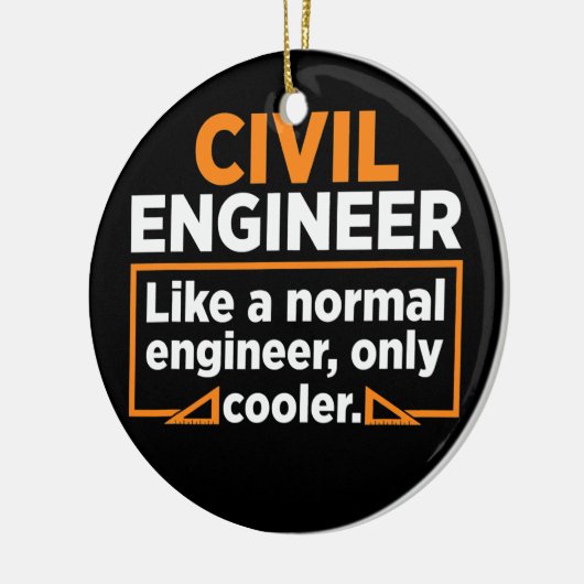 Vater "zivil Engineer Definition Zivil Engineer" Keramik Ornament (Links)