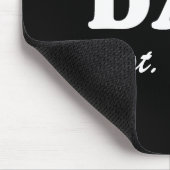 Vater Zolltarifdatum Schwarz-weiß modern Mousepad (Ecke)