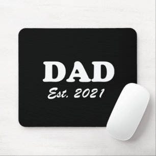 Vater Zolltarifdatum Schwarz-weiß modern Mousepad