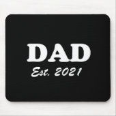 Vater Zolltarifdatum Schwarz-weiß modern Mousepad (Vorne)