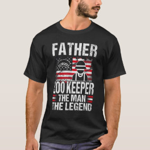 Vater Zoo bewahrt den Mann der Legende Retro USA F T-Shirt