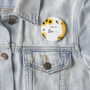 VATER zu Babydusche Button