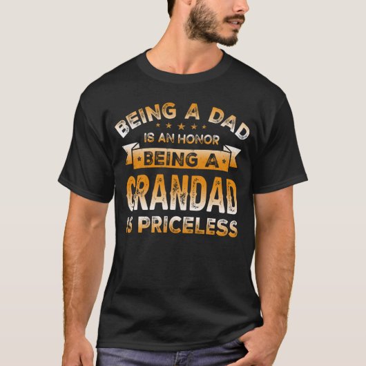 Vater zu sein ist ein HONOR, ein GRANDAD zu sein,  T-Shirt (Vorderseite)