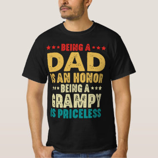Vater zu sein ist eine Ehre, müde zu sein, ist unb T-Shirt