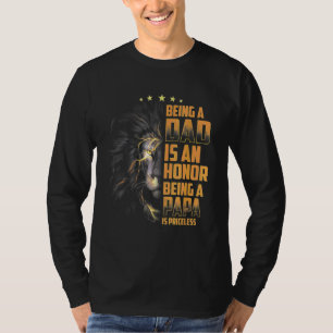 Vater zu sein ist eine Ehre, Papa zu sein, ist unb T-Shirt