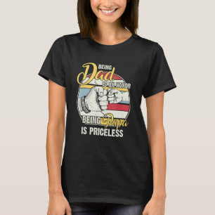Vater zu sein ist eine Ehre, Papa zu sein ist unbe T-Shirt