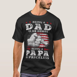 Vater zu sein ist eine Ehre, Papa zu sein ist unbe T-Shirt