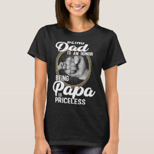 Vater zu sein ist eine Ehre Papa zu sein ist unbez T-Shirt