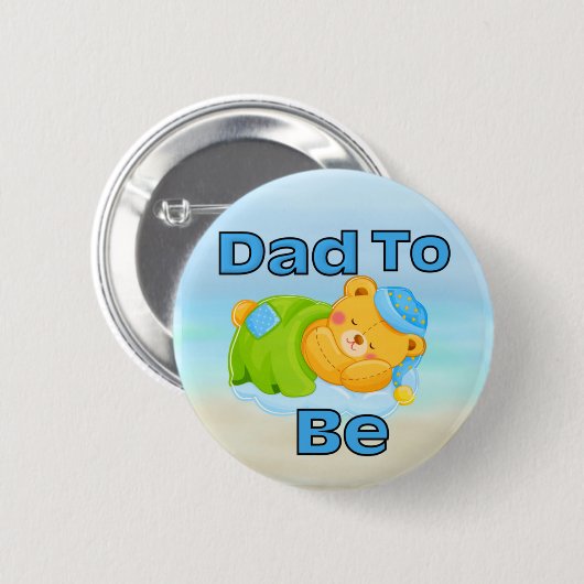 Vater zu sein (Junge) Button (Vorne & Hinten)