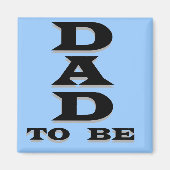 Vater zu Shirts und Geschenken Magnet (Vorne)