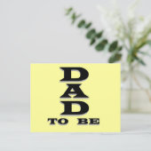 Vater zu Shirts und Geschenken Postkarte (Stehend Vorderseite)