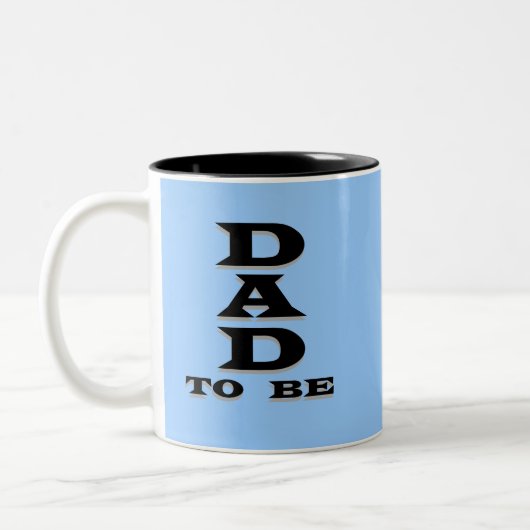 Vater zu Shirts und Geschenken Zweifarbige Tasse (Links)