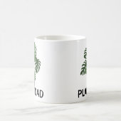 Vater Zuhause Pflanze bleibe Kaffeetasse (Mittel)