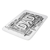 Vater Zuhause Türschloss Gruß Portionstür Badematte (Schrägansicht)