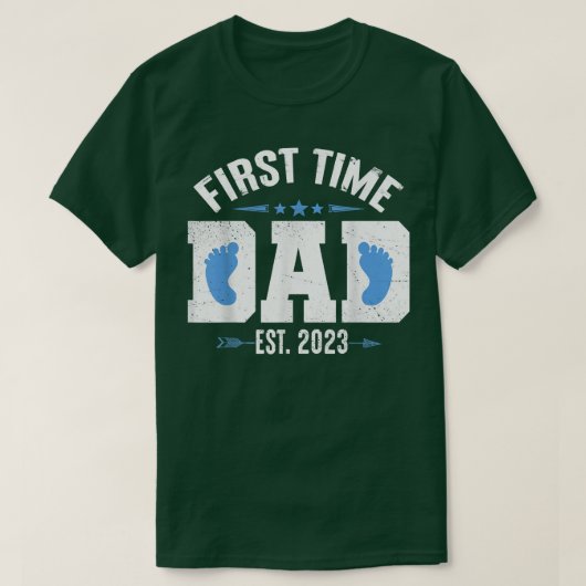 Vater zum ersten Mal T-Shirt (Design vorne)