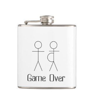 Vater, zum Flasche zu sein Flachmann