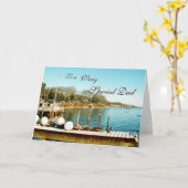 Vater zum Geburtstag Karte (Gelbe Blume)