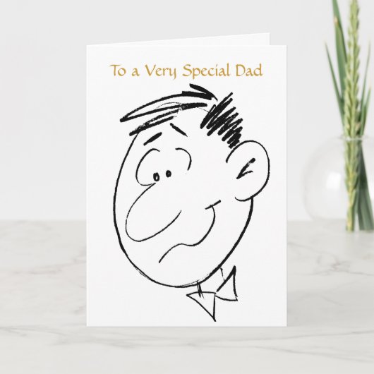 Vater zum Geburtstag Karte (Vorderseite)