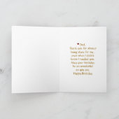 Vater zum Geburtstag Karte (Innenseite)