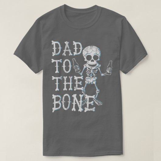 Vater zum Halloween des Knochenkeletts T-Shirt (Design vorne)
