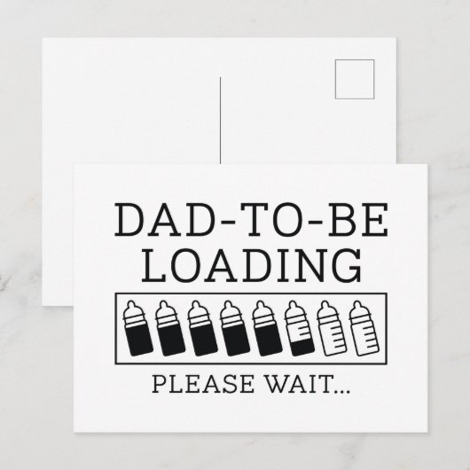 Vater zum Laden Postkarte (Vorne/Hinten)