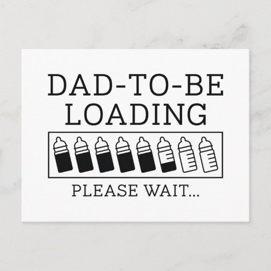 Vater zum Laden Postkarte (Vorderseite)