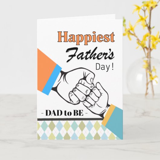 Vater zum Vater zum ersten Mal Karte (Gelbe Blume)